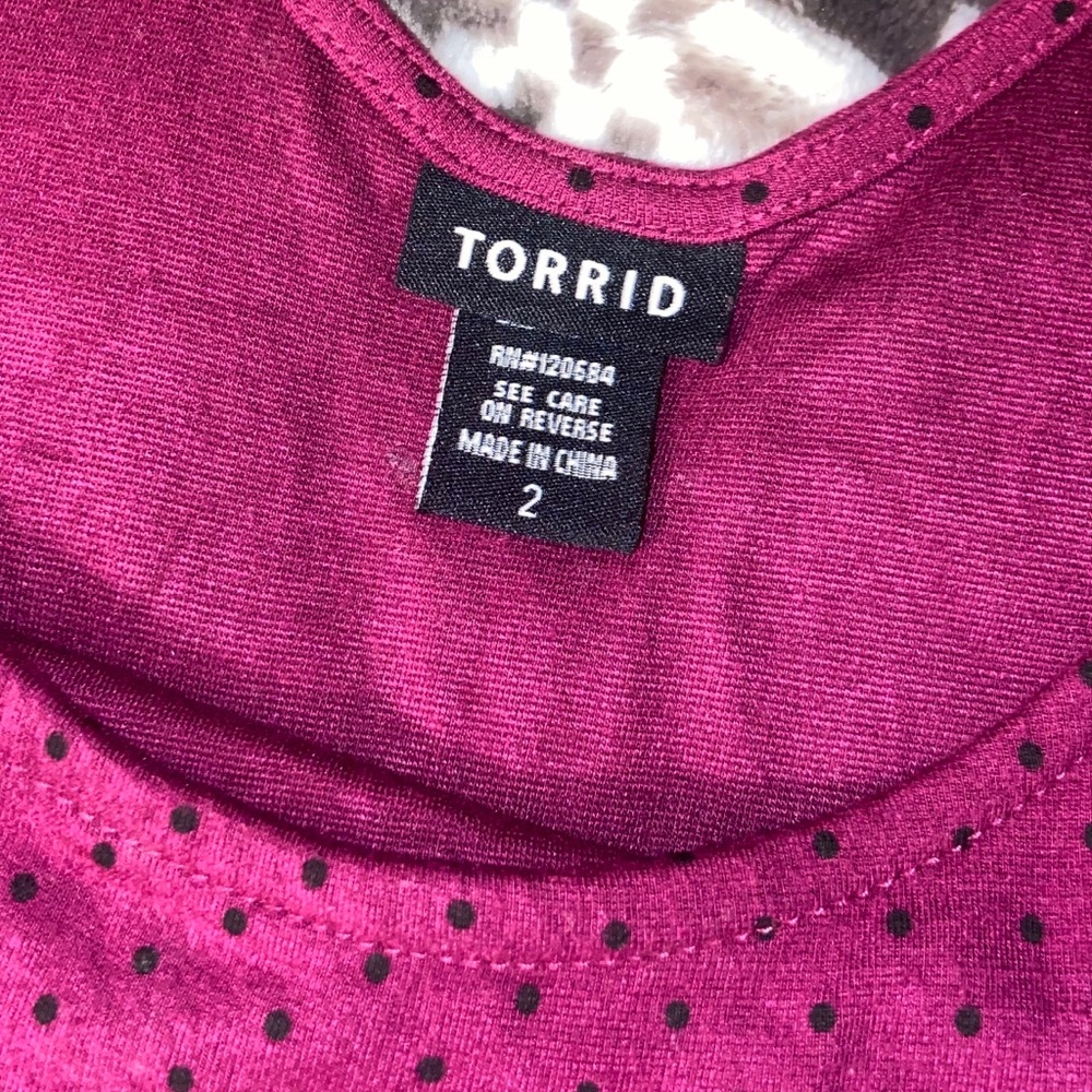 Torrid Peplum Top